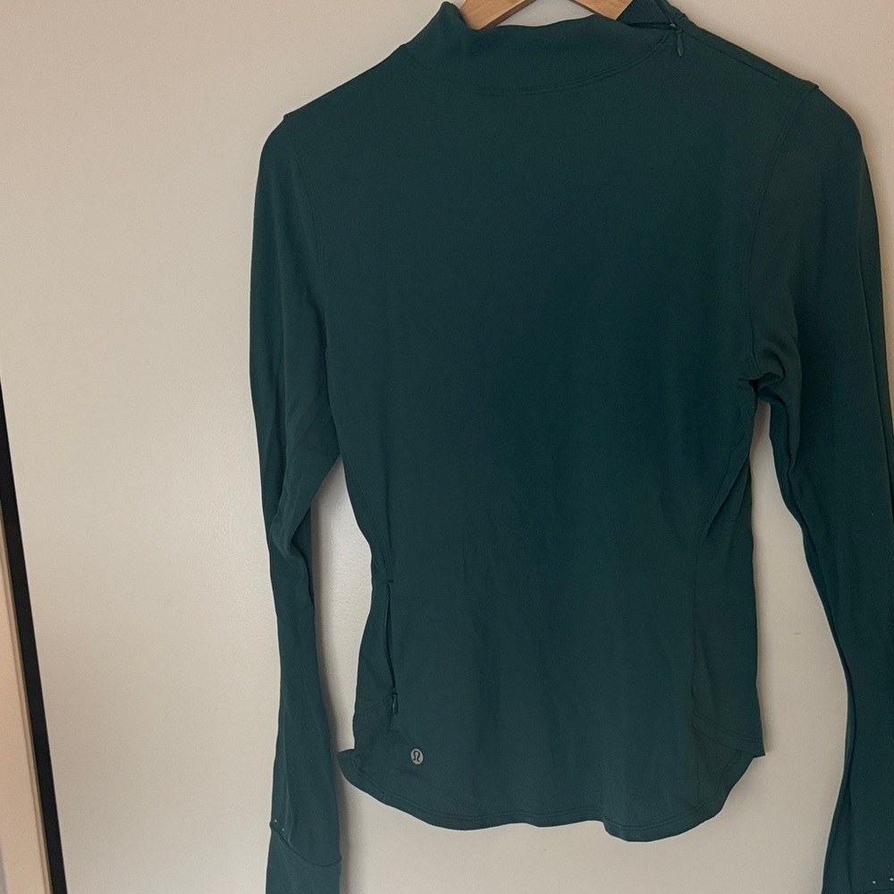 lululemon athletica Forest Green Long Sleeve Tee